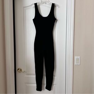 Vintage Baryshnikov Sport Black Velvet Sleeveless Jumpsuit XS/S EUC